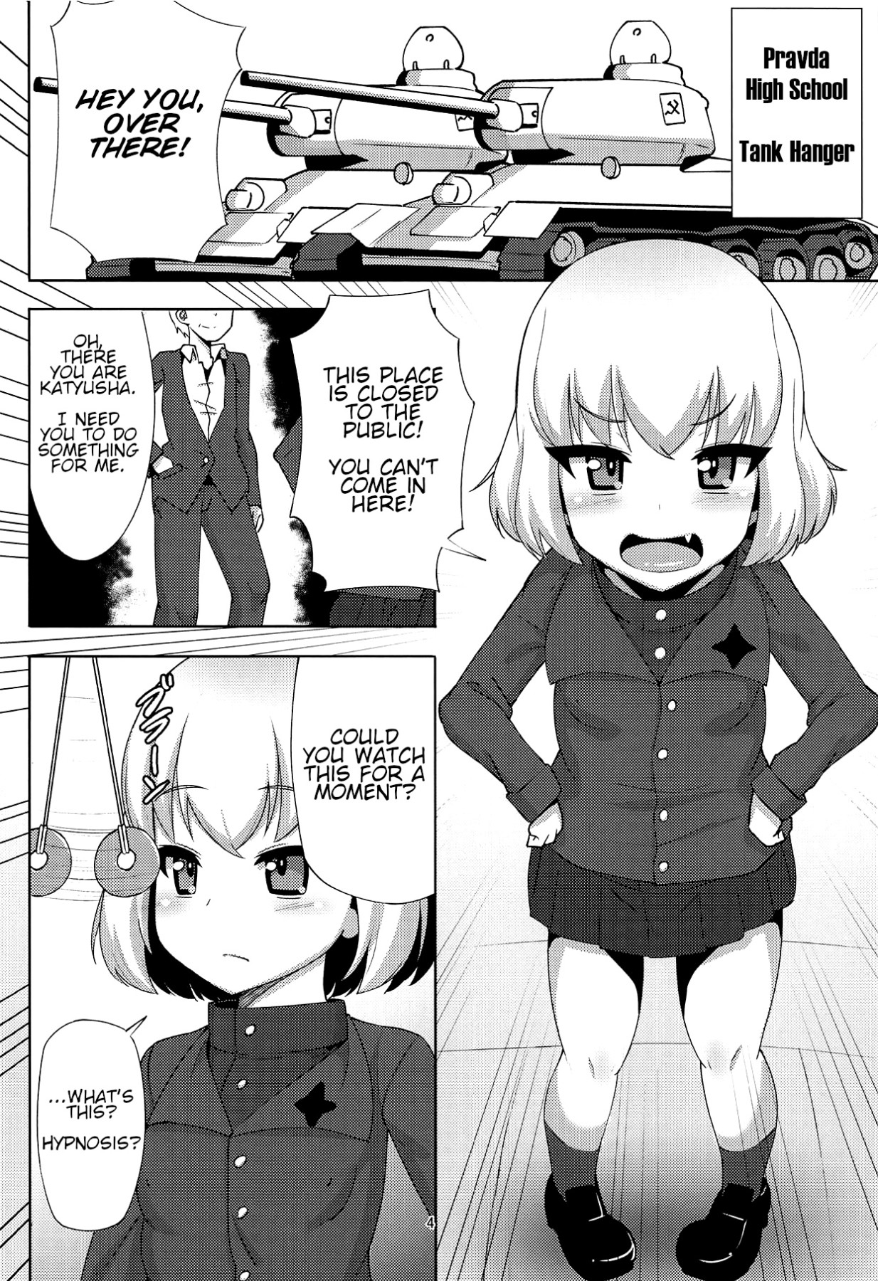 Hentai Manga Comic-A Book about Flirting with Katyusha-Read-3